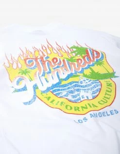 New Arrivals The Hundreds LA Flames T Shirt - White