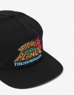 The Hundreds Planet Snapback Cap - Black