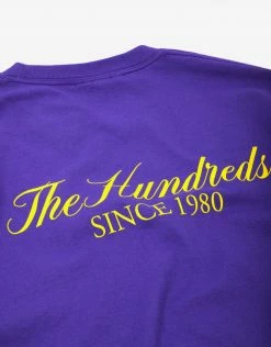 The Hundreds Rich FA21 T Shirt - Purple