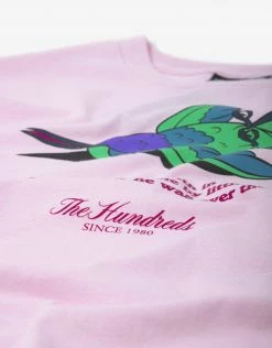 The Hundreds Slow Death T Shirt - Pink