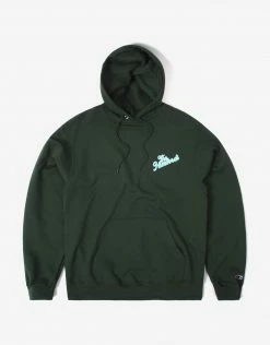 The Hundreds Stimulant Slant Hoody - Dark Green
