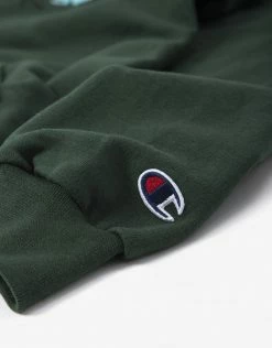 The Hundreds Stimulant Slant Hoody - Dark Green