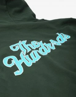 The Hundreds Stimulant Slant Hoody - Dark Green
