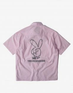 The Hundreds Mixer Short Sleeve Shirt - Mauve