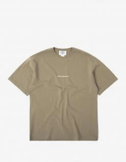Tokyo Sandwich Club Logo H.S.T T Shirt - Khaki