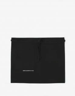 Tokyo Sandwich Club Short Apron - Black
