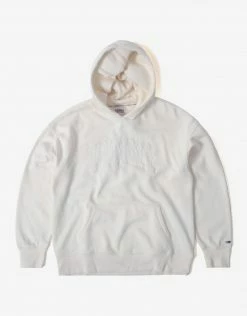 Tommy Jeans College Wash Hoody - Ancient White