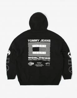 Tommy Jeans Global Unitees Hoody - Black