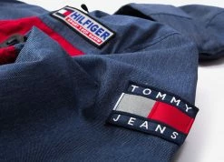 Tommy Jeans Sport Tech Jacket - Mid Blue Denim Clothing