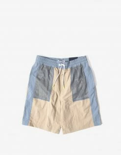 Tommy Jeans TJM Tech Colourblock Shorts - Soft Beige/Multi