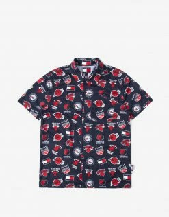 Tommy Jeans X NBA M11 Mesh Shirt - Twilight Navy New Arrivals