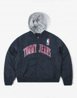 Tommy Jeans X NBA M16 Varsity Jacket - Twilight Navy