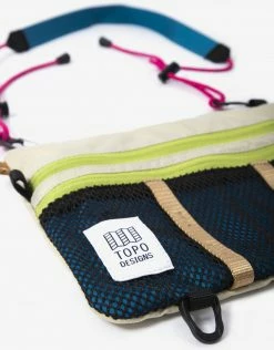 Topo Designs Mountain Accessory Shoulder Bag - Bone White/Blue