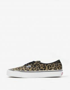 Vans Authentic 44 DX 'Anaheim Factory' Shoes - Black/Tan/Leopard