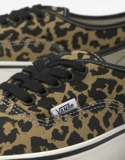 Vans Authentic 44 DX 'Anaheim Factory' Shoes - Black/Tan/Leopard