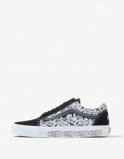 Vans Old Skool Shoes - Graffiti Black/White