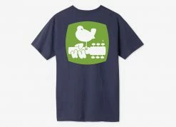 HUF X Woodstock Staff T Shirt - Navy