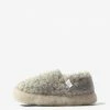 Yoko Wool Siberian Slippers - Light Grey