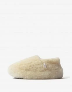 Yoko Wool Siberian Slippers - Natural