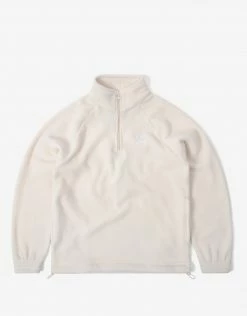 Adidas Originals Polar Fleece Half Zip - Wonder White