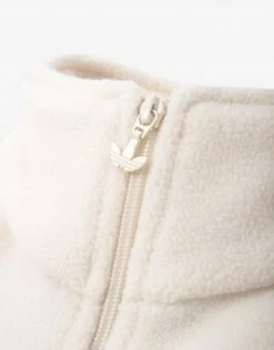 Adidas Originals Polar Fleece Half Zip - Wonder White