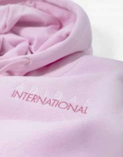 Adidas Originals Sports Club Hoody - Clear Pink